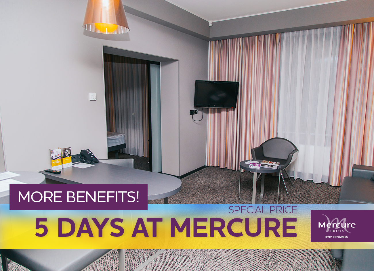 5 days at Mercure. Hot price!