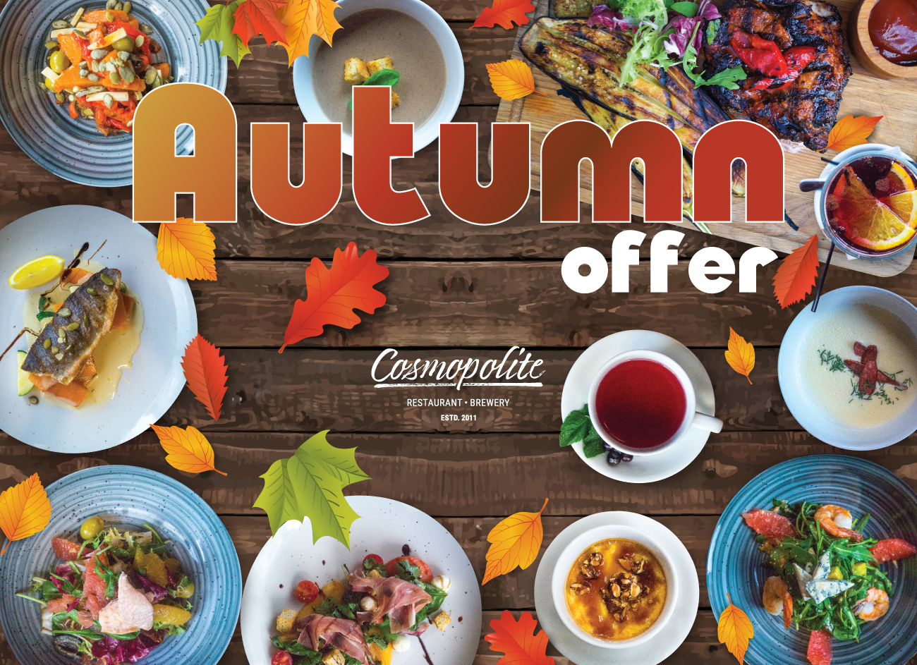 Autumn offer by Chef at Cosmopolite