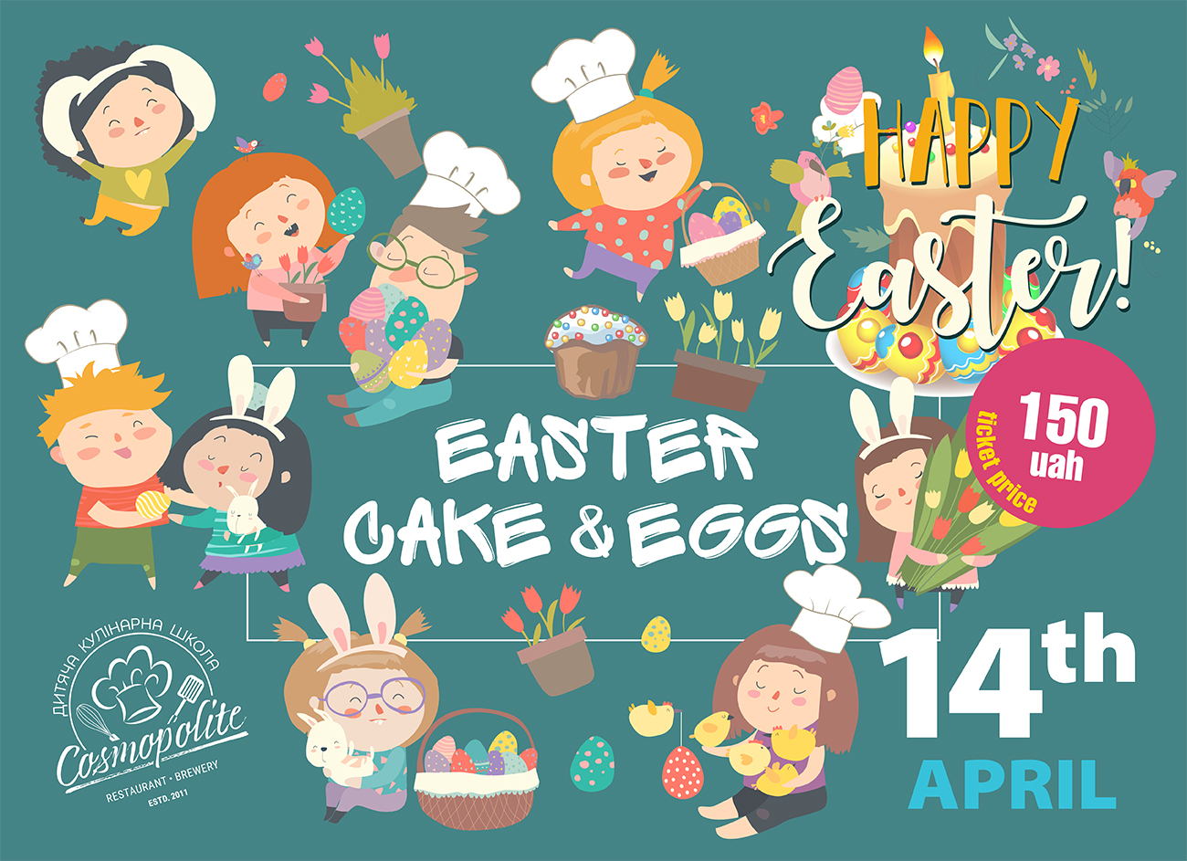 Kids’ culinary school: 14th April