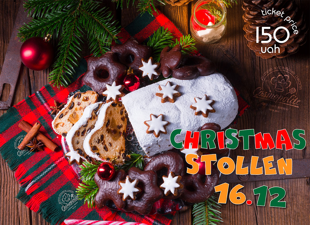 Kids’ culinary school: Christmas Stollen