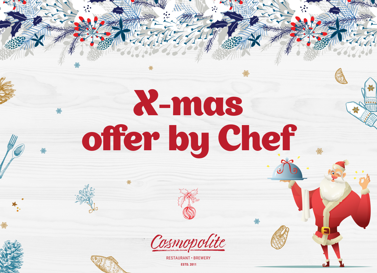 Cosmopolite X-Mas Menu