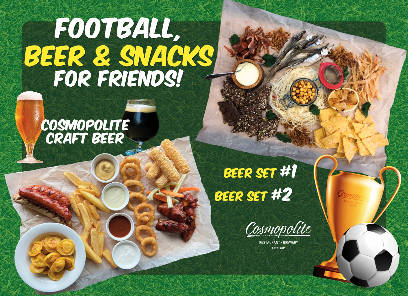 Cosmopolite: Friends, Beer (a lot of beer), and...