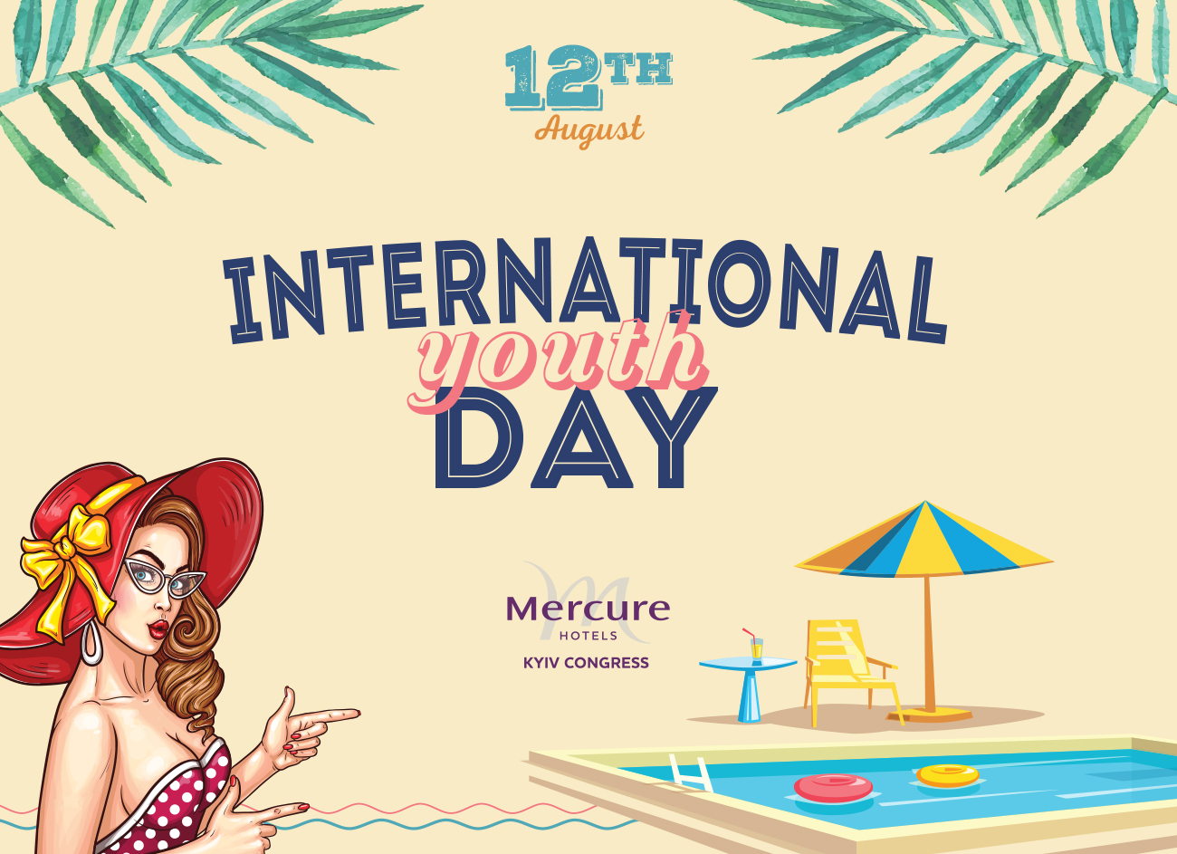 International Youth Day. Welcome to the summer terrace of Mercure Kyiv Congress!