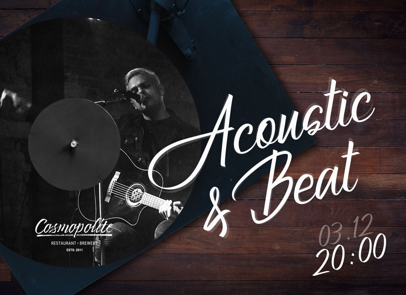 Friday at Cosmopolite: Live Music!