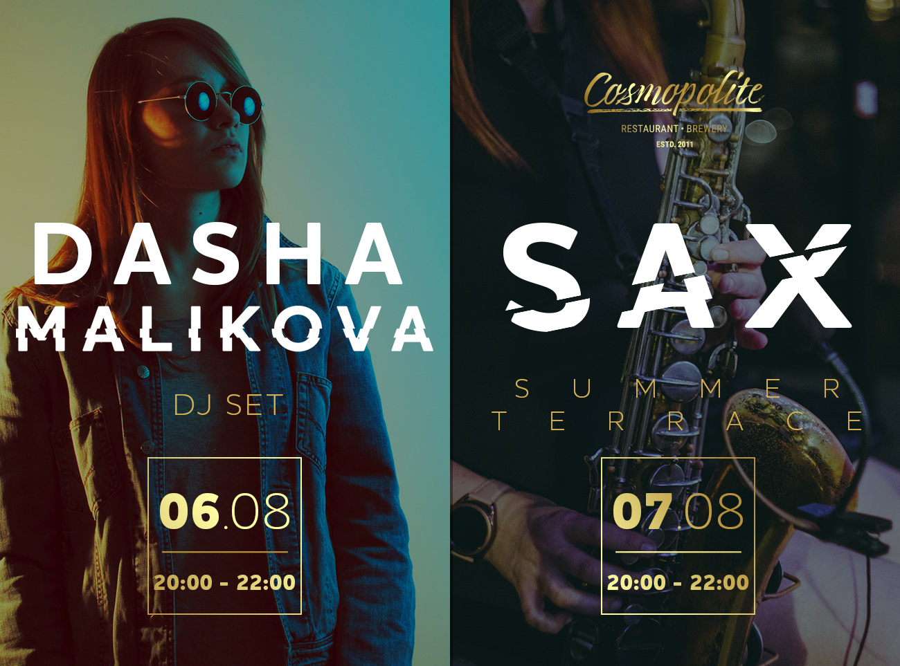 The first August weekend: LIVE SOUND!