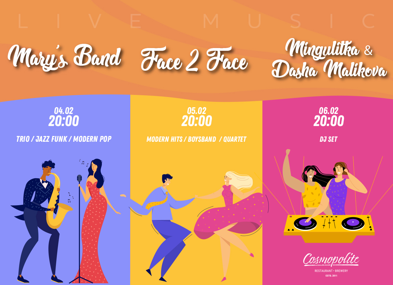 Music Heat at Cosmopolite: LIVE!