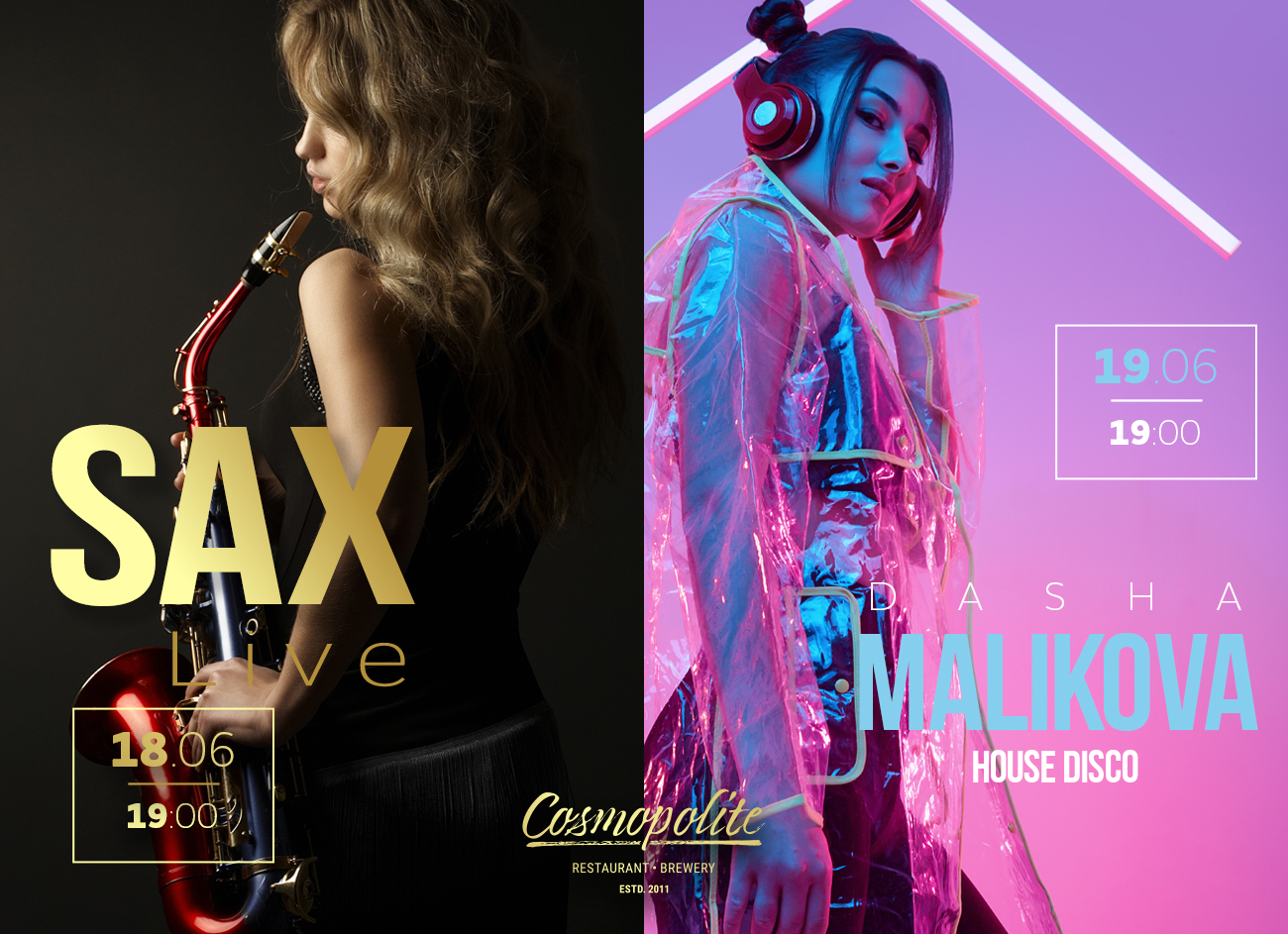 Music nights at Cosmopolite! Welcome! 