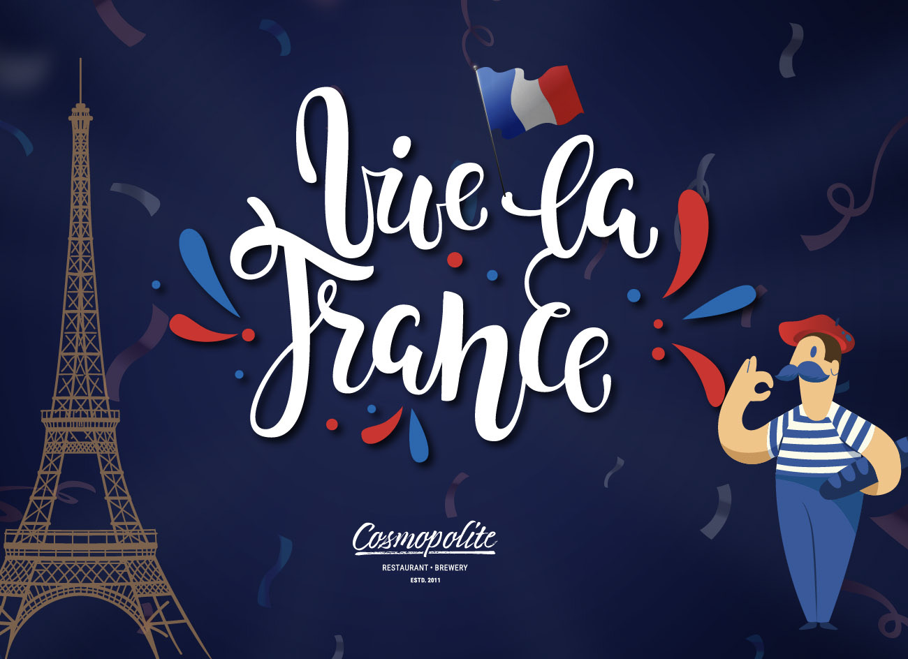 Viva la France! Spring greetings!