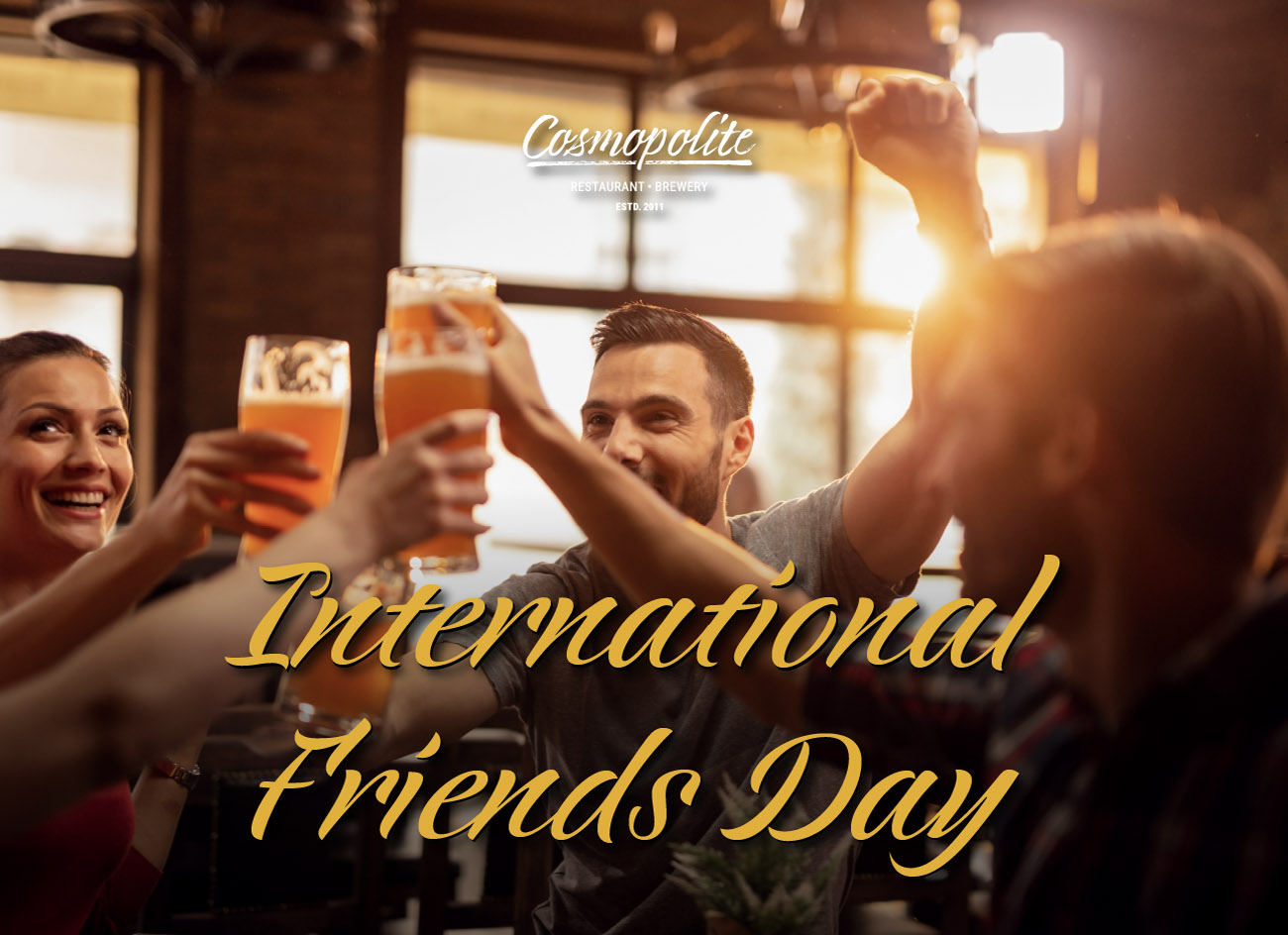 It's International Friends Day today!