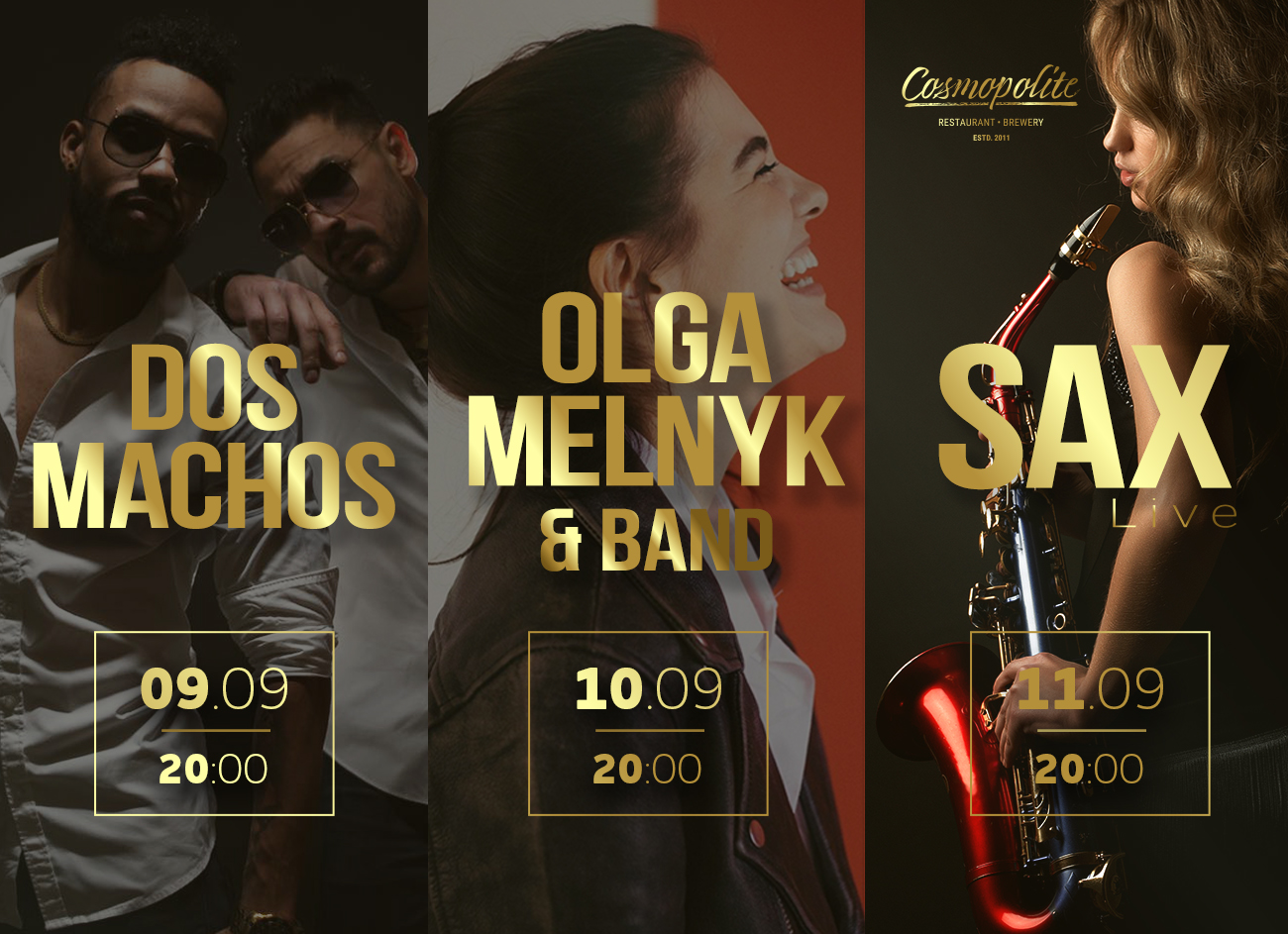 LIVE Music в Cosmopolite: Ждем вас!