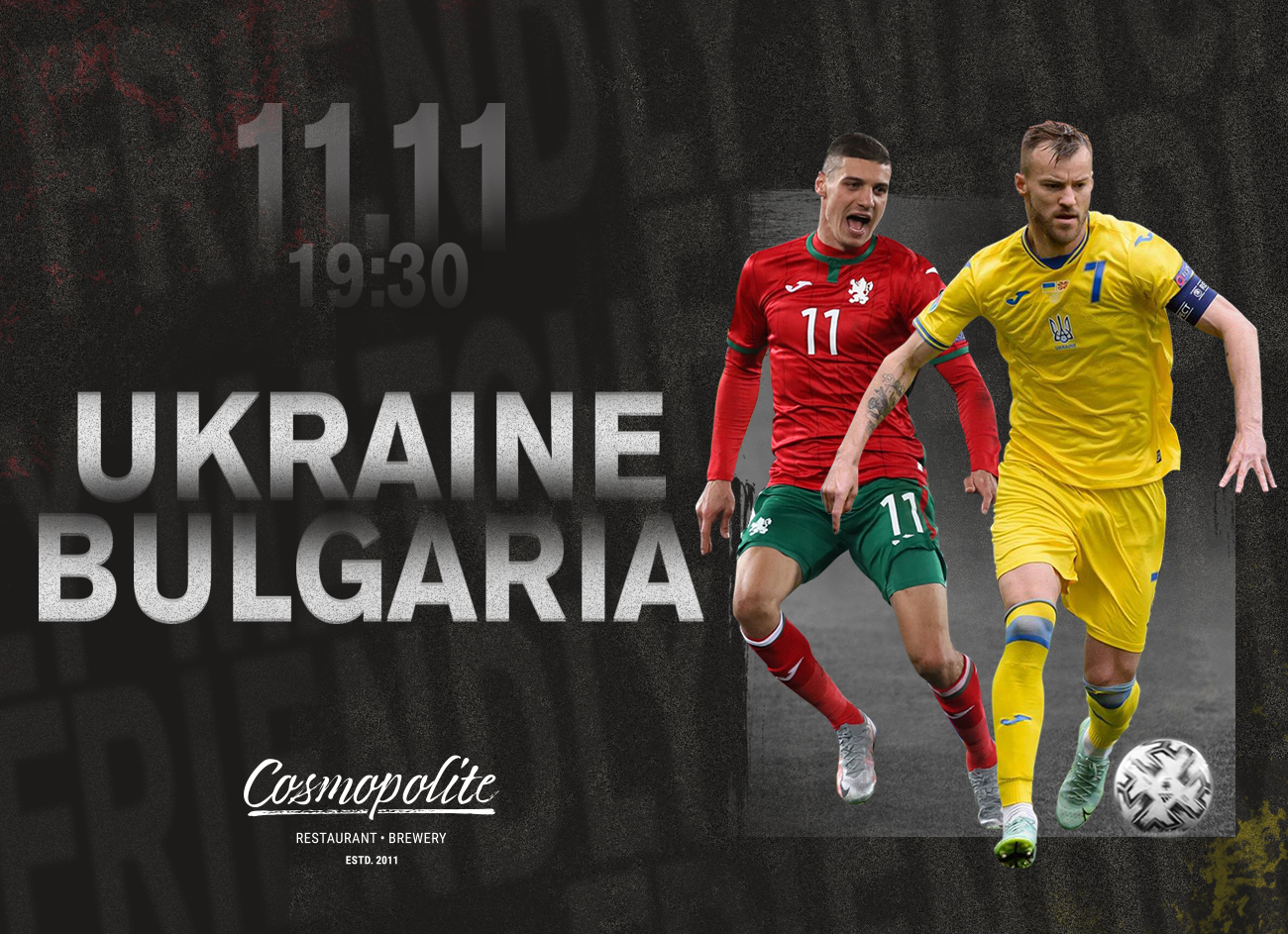 National Ukrainian team's match at Cosmopolite!
