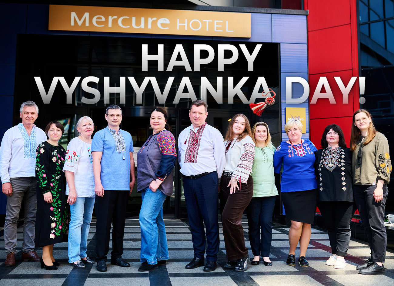 Команда Mercure відзначила День Вишиванки
