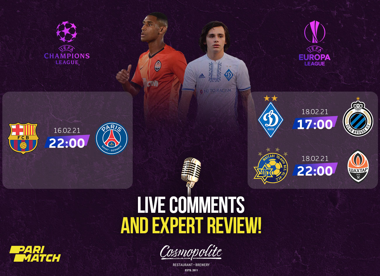 Grand Football is back! Super matches & Live broadcast at  Cosmopolite!