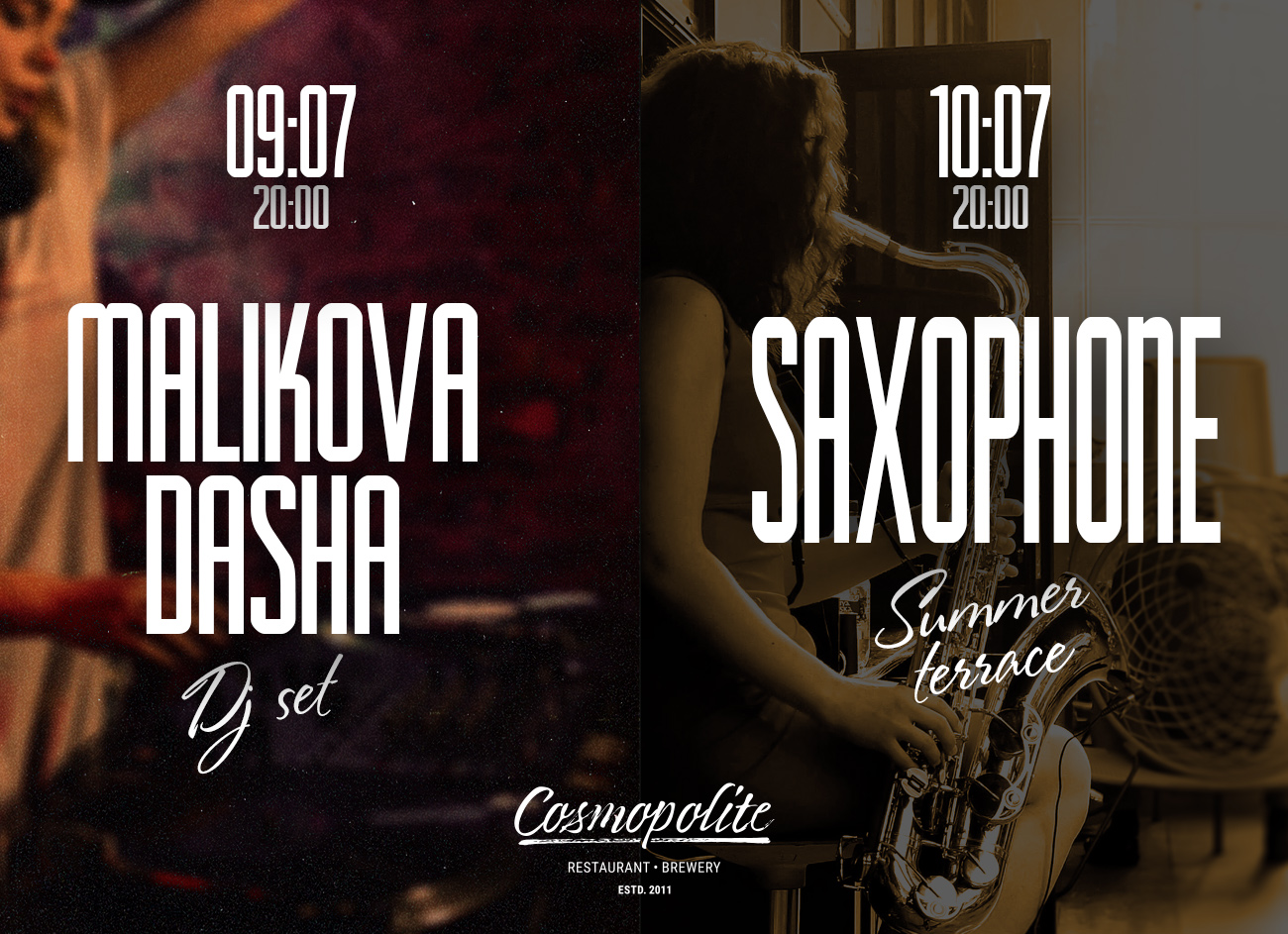 July, Music, Cosmopolite! LIVE SOUND!