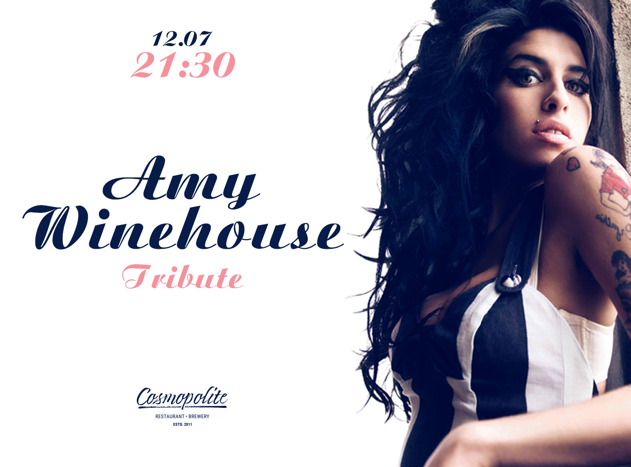 Amy Winehouse tribute show at Cosmopolite!