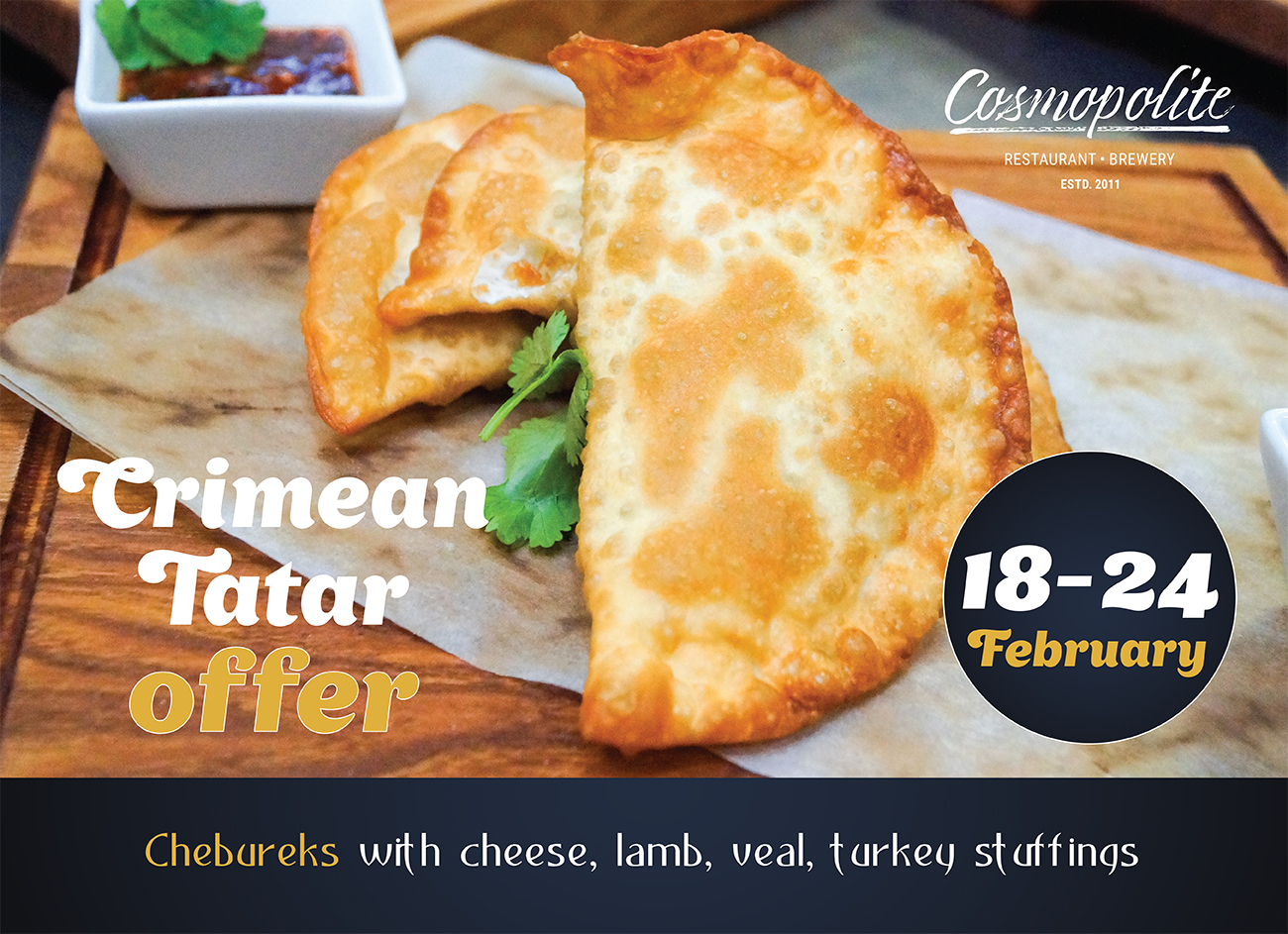 Hot chebureks at Cosmopolite!