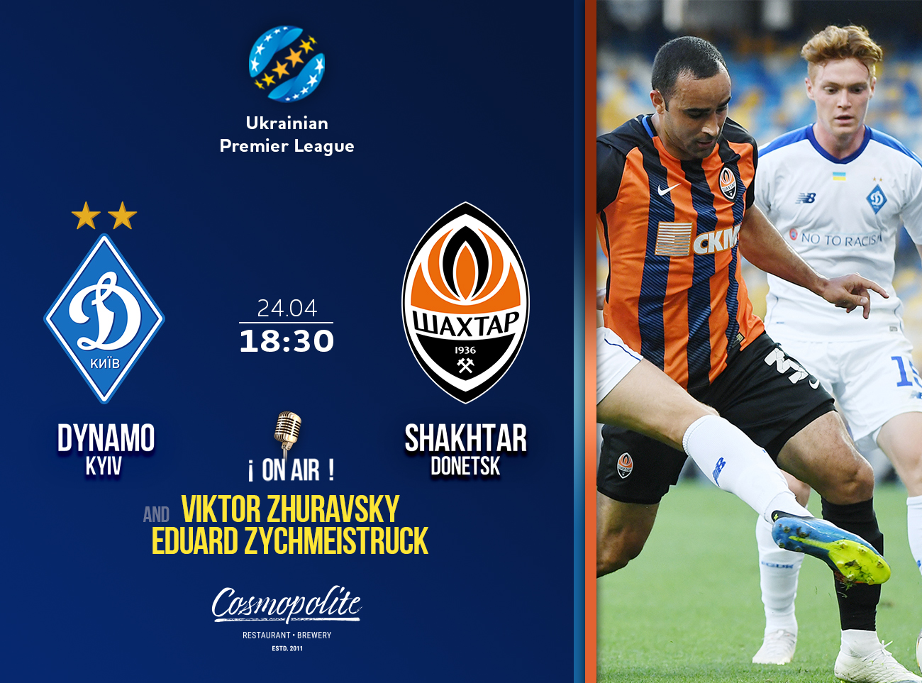 Grand football at Cosmopolite!