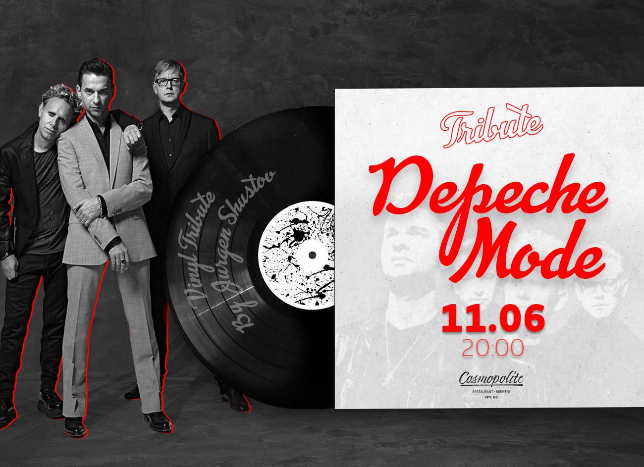 Depeche Mode tribute show at Cosmopolite - this Friday!