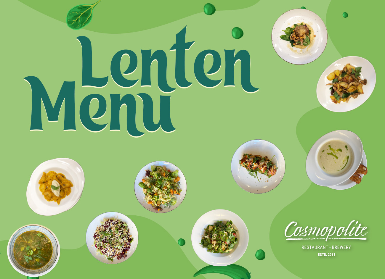 The Lenten offer at Cosmopolite: Chef recommends!