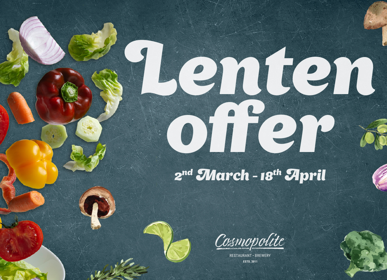 Introducing the Lenten offer at our restaurant