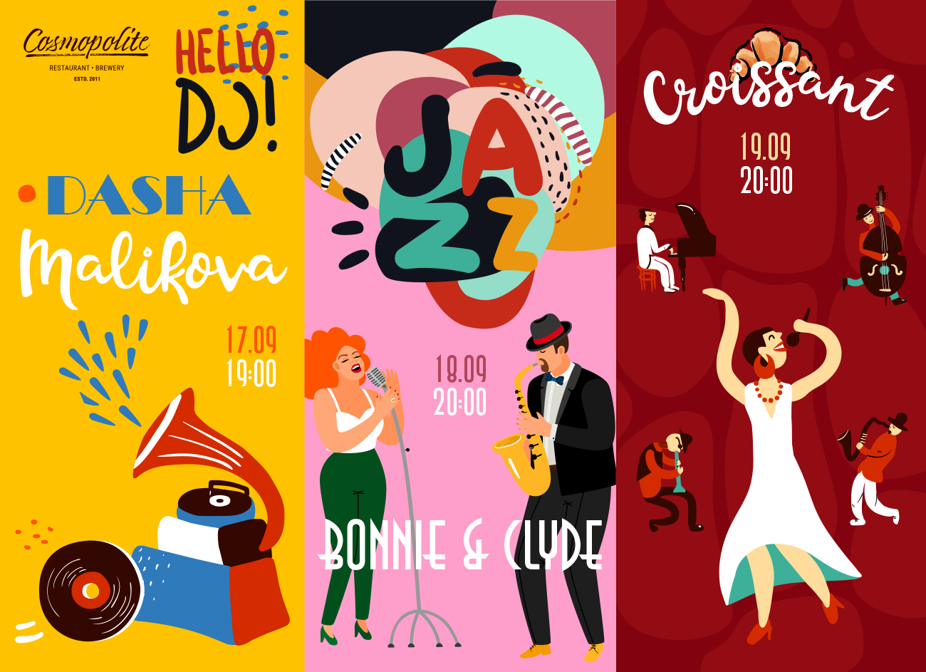 Cosmopolite rhythms - live music