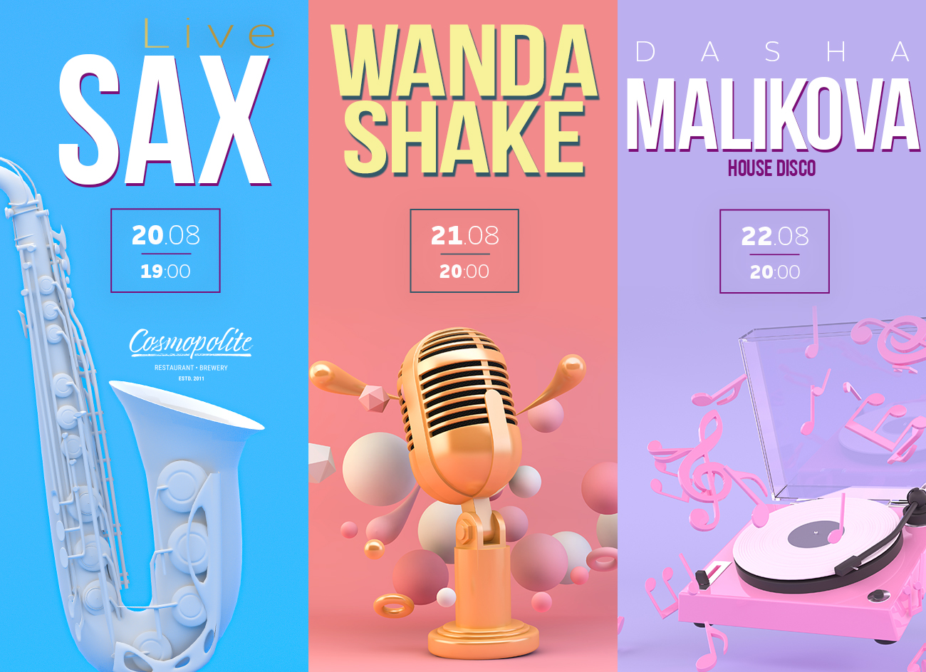 Cosmopolite music: What's new?