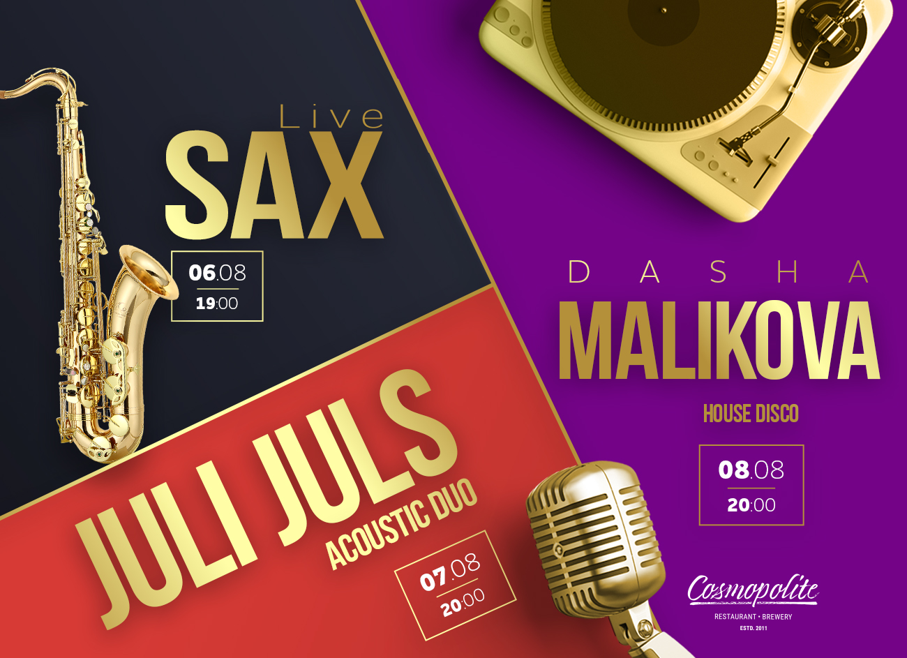 Cosmopolite sound: What's new this week?