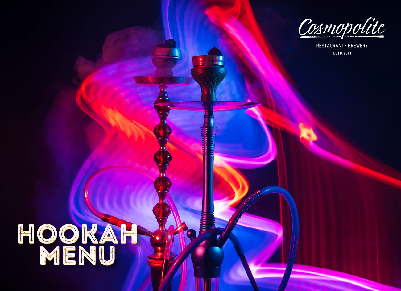 Hookah at Cosmopolite's open-air terrace! Let's have some smoke!