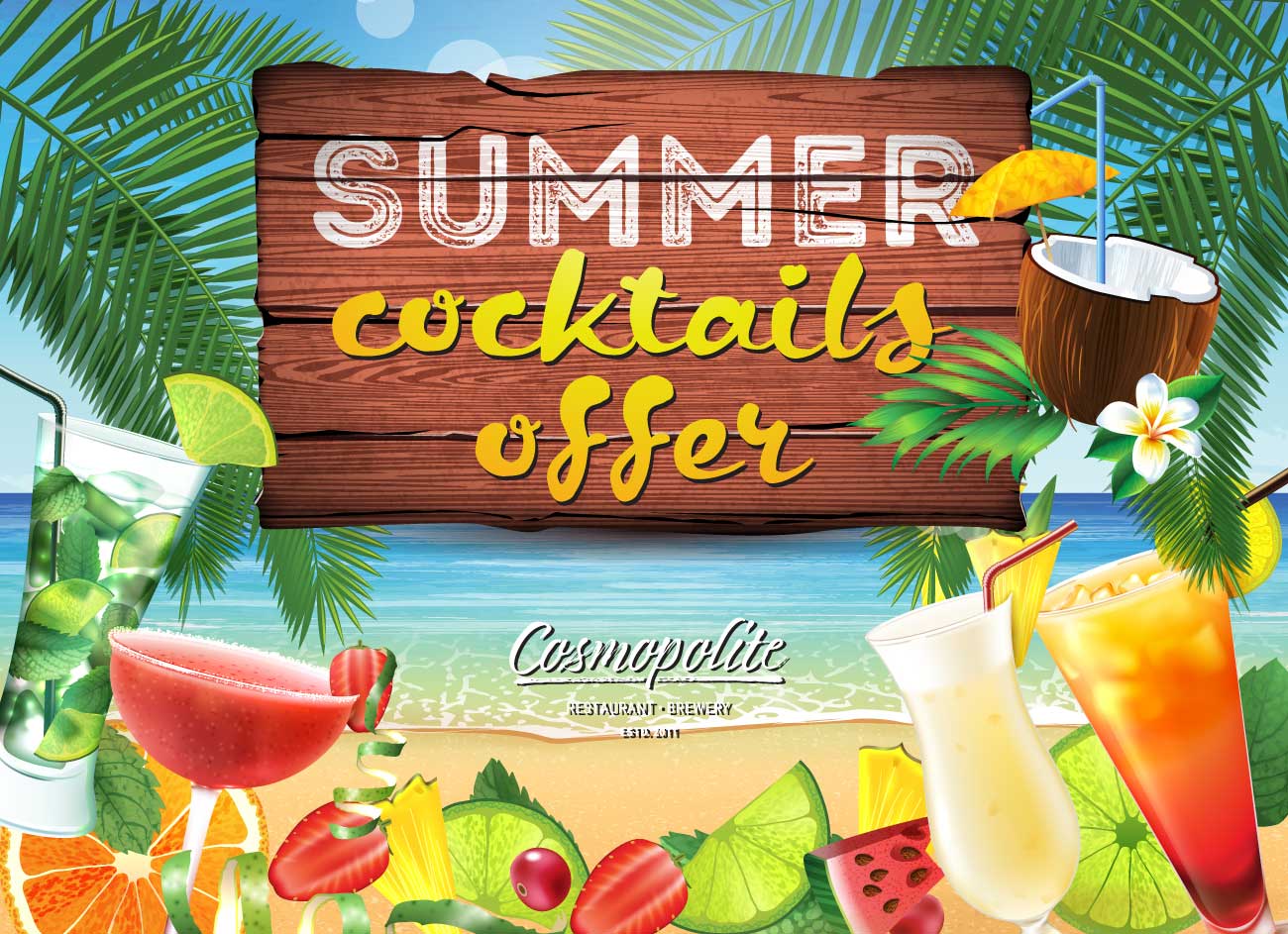 Коктейльная прохлада в Cosmopolite