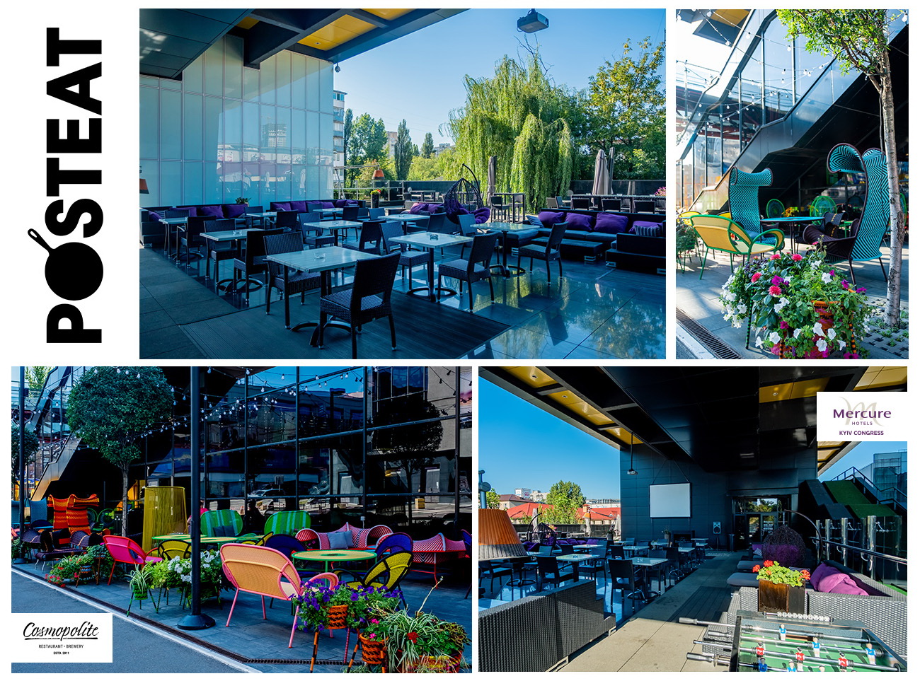 Наши летние террасы - в обзоре PostEat