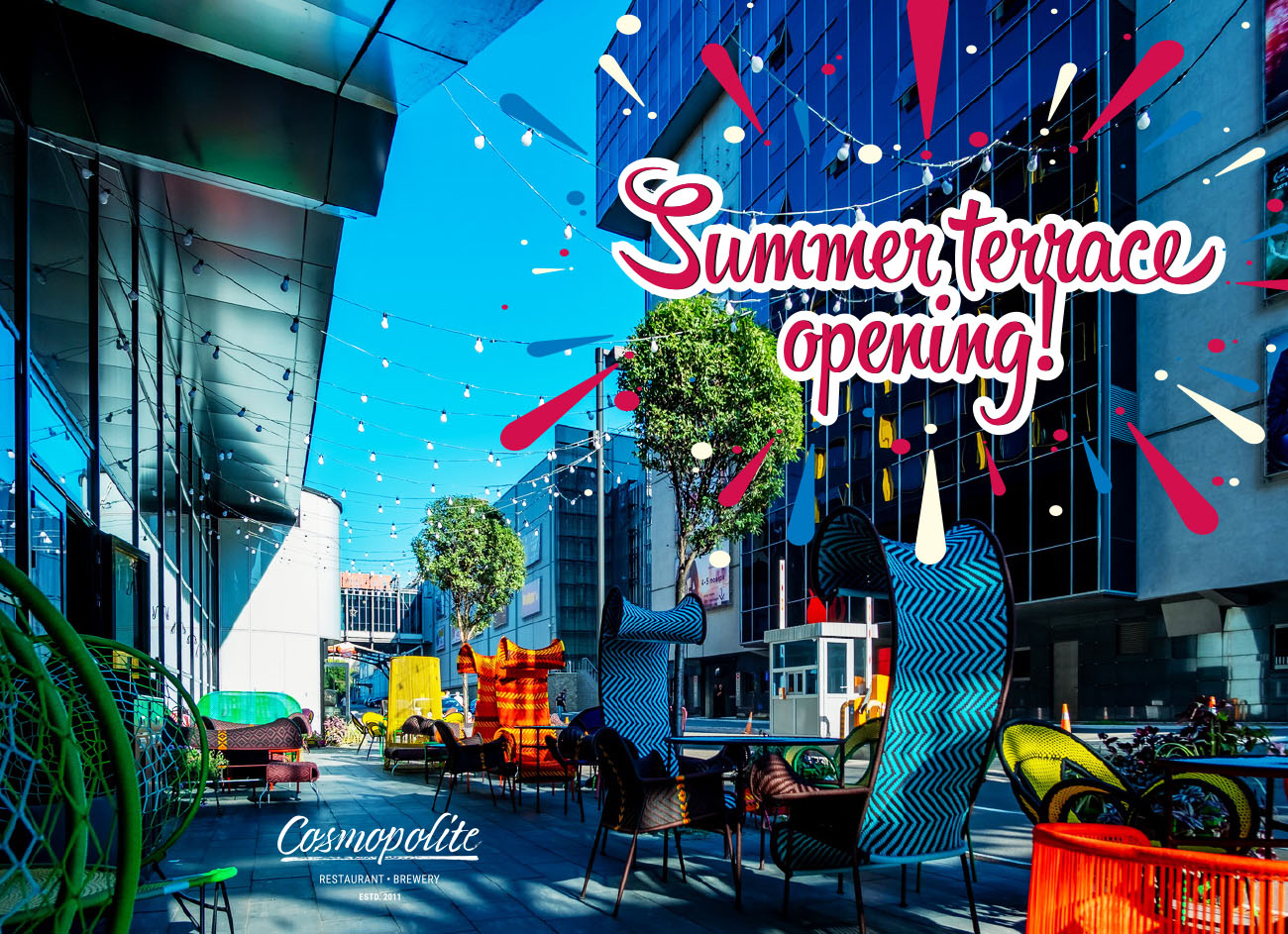 Welcome to our summer terraces!